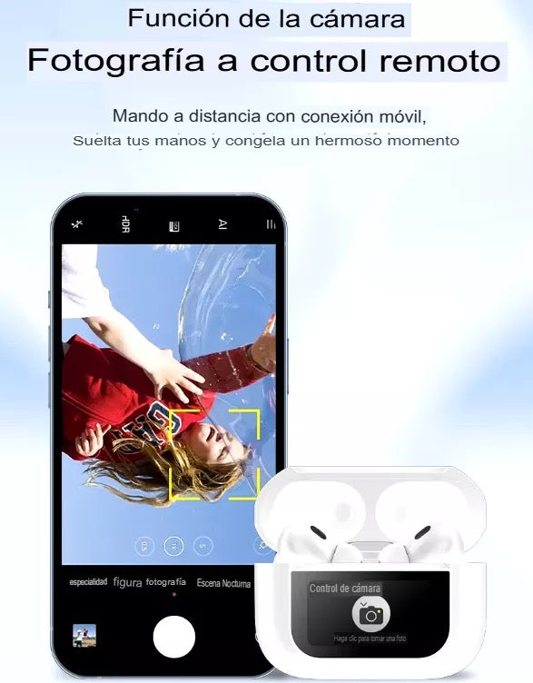 🎧Audífonos A9 pro: Batería Extrema + Estuche Inteligente.